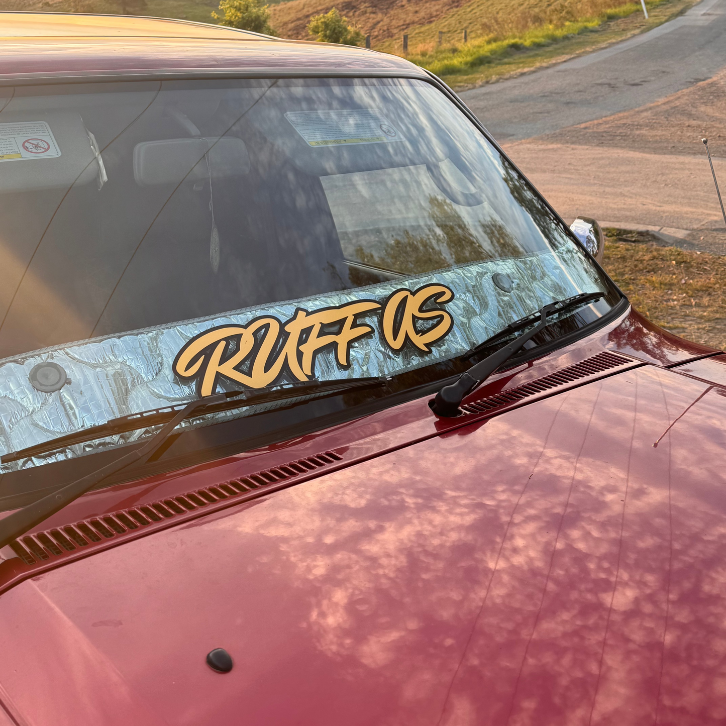 Ruff As Gold Window Banner